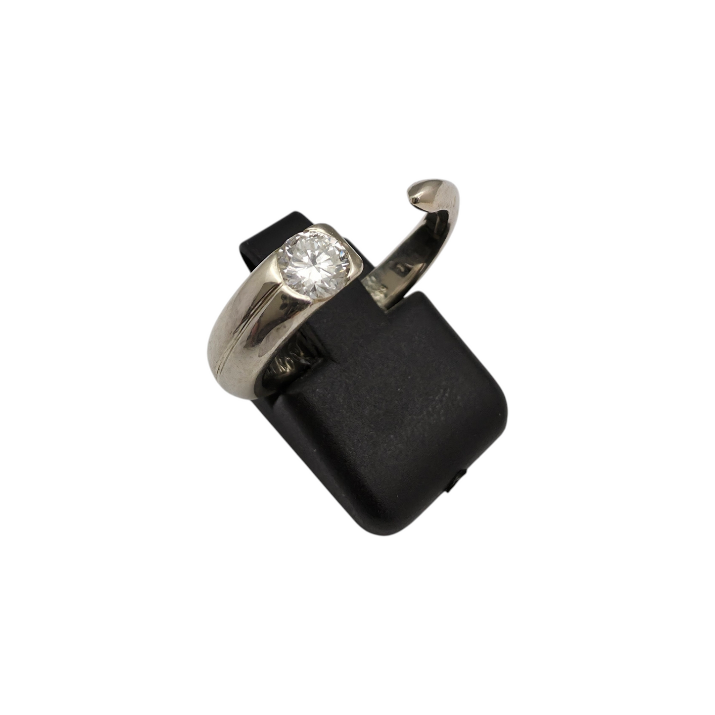 Diamantni prstan "RHODES" 14K 585/1000+DIA; masa=4.78g