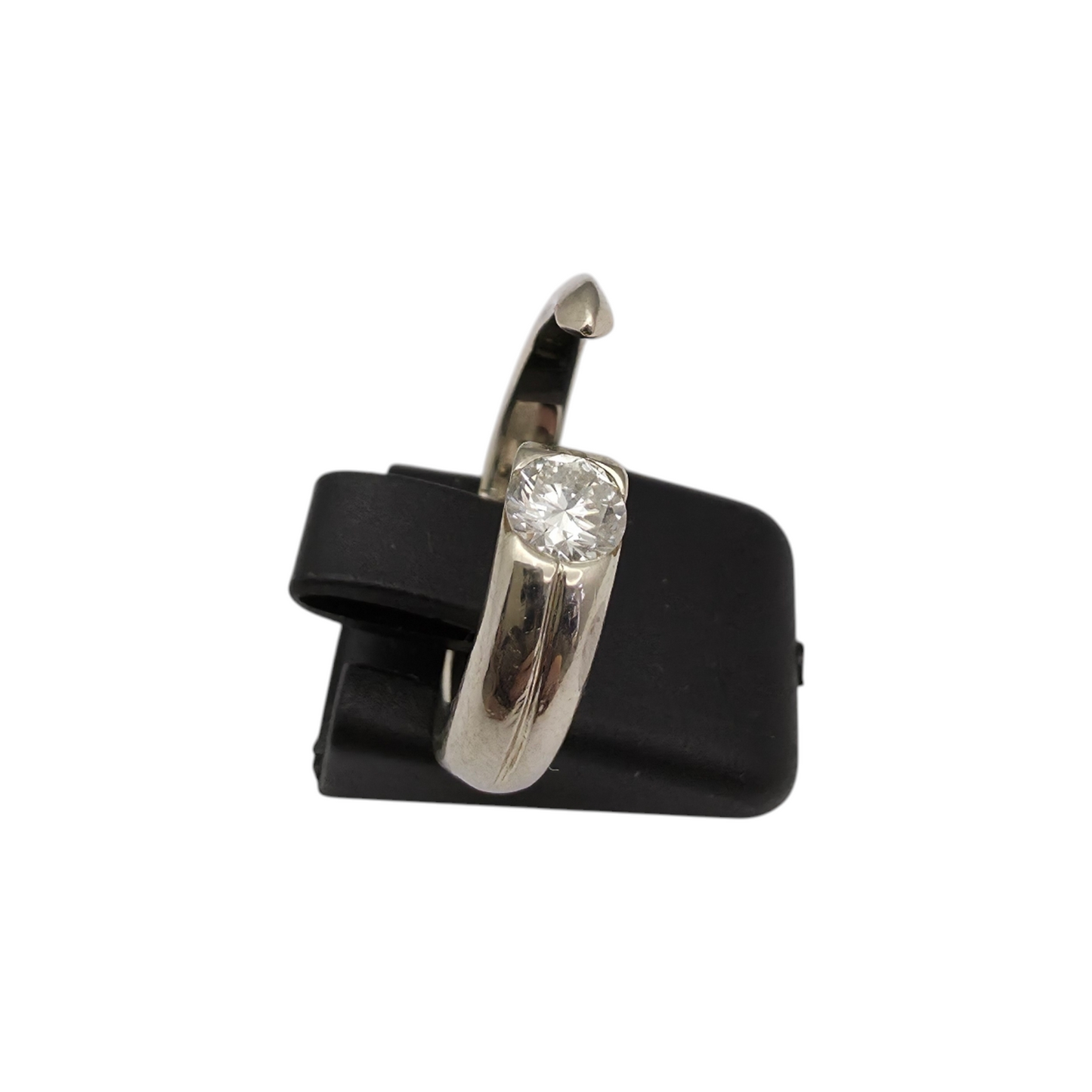 Diamantni prstan "RHODES" 14K 585/1000+DIA; masa=4.78g