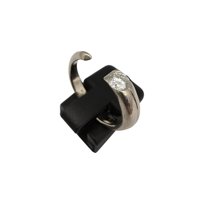 Diamantni prstan "RHODES" 14K 585/1000+DIA; masa=4.78g