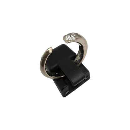 Diamantni prstan "RHODES" 14K 585/1000+DIA; masa=4.78g