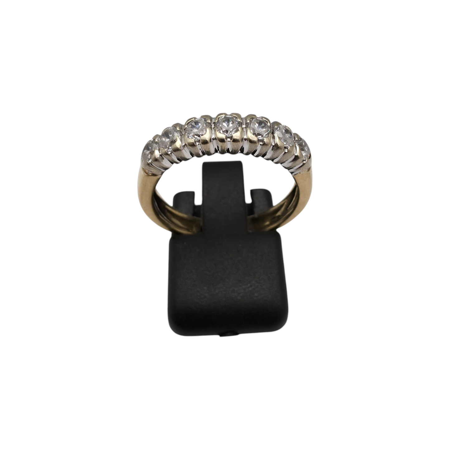 Zlati prstan "CROWN" 18K 750/1000; masa=5.71g
