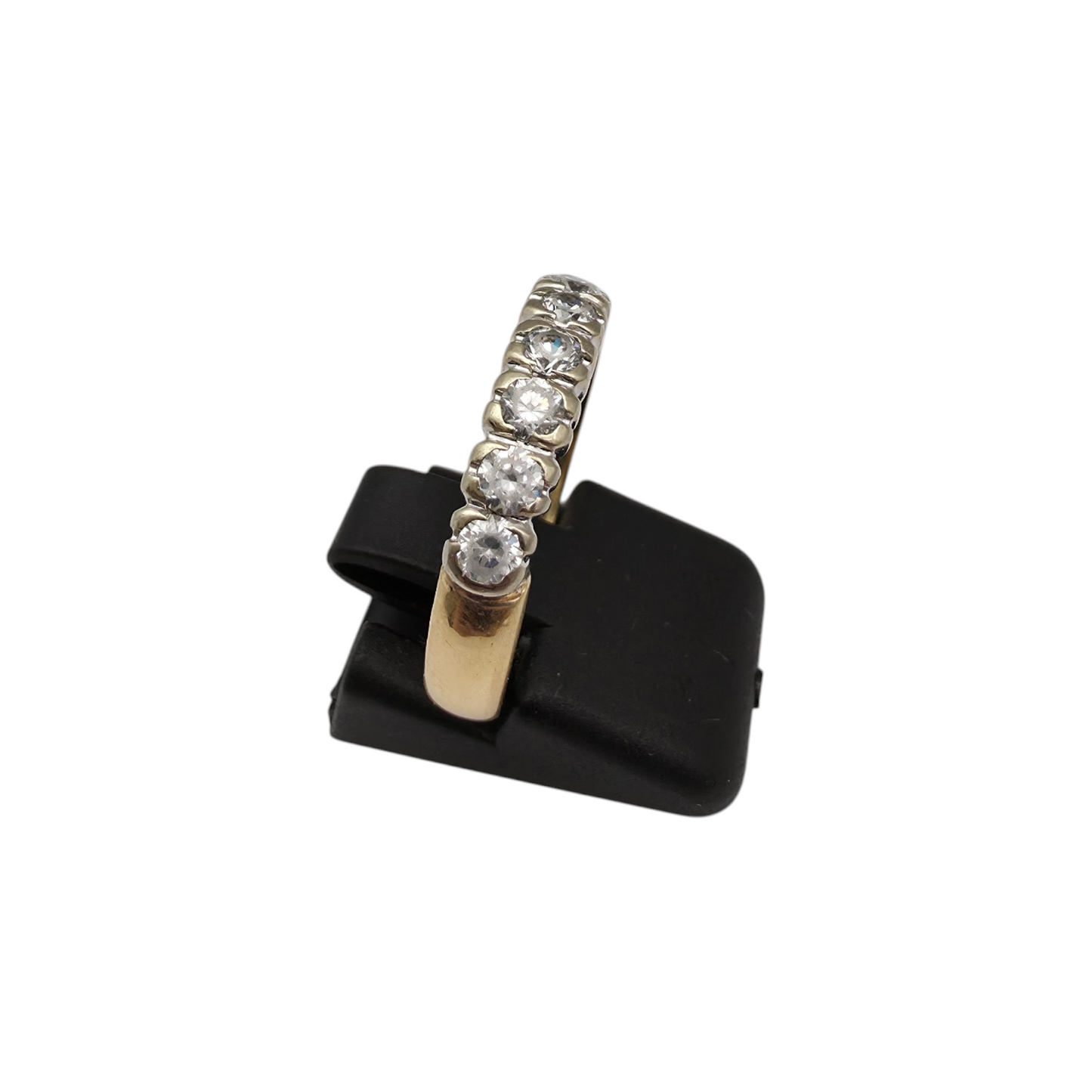 Zlati prstan "CROWN" 18K 750/1000; masa=5.71g