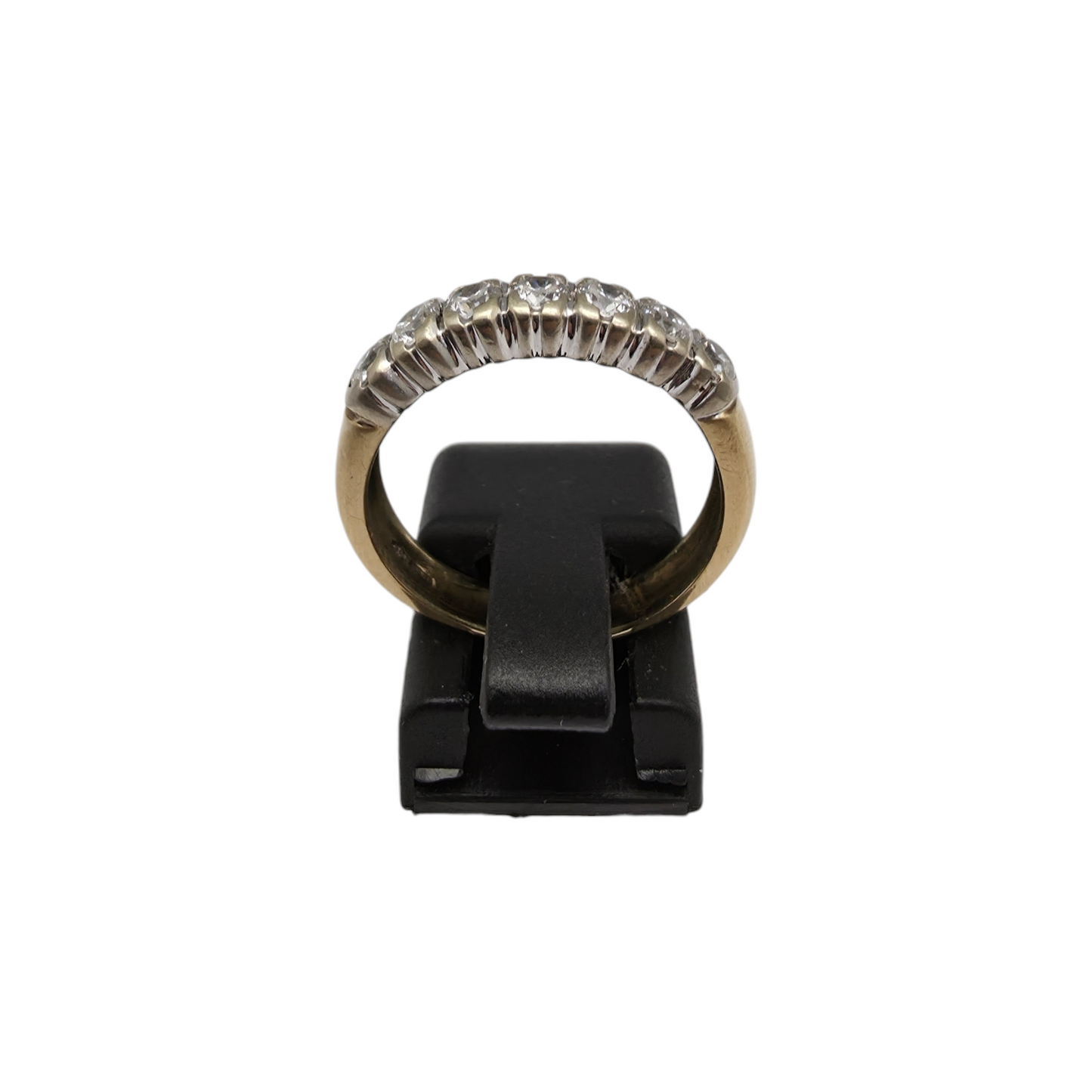 Zlati prstan "CROWN" 18K 750/1000; masa=5.71g