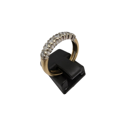 Zlati prstan "CROWN" 18K 750/1000; masa=5.71g