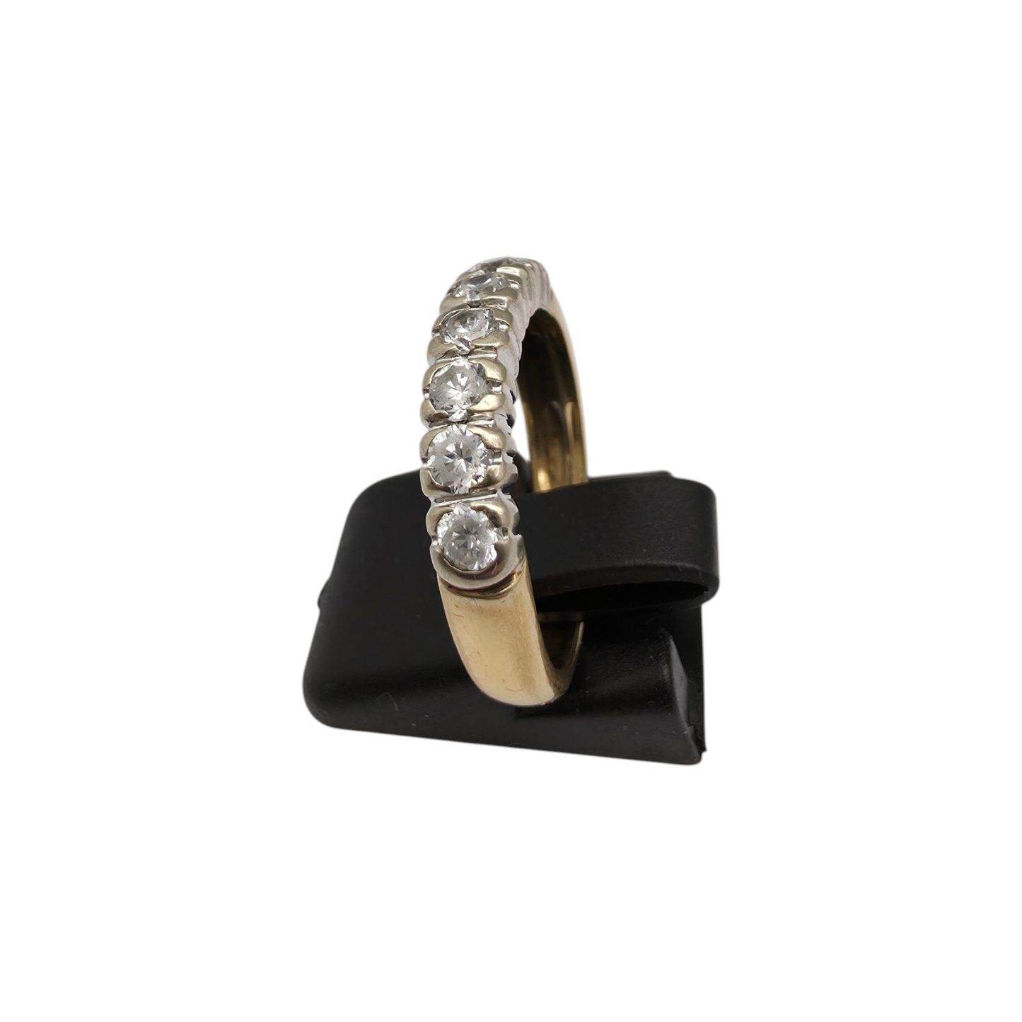 Zlati prstan "CROWN" 18K 750/1000; masa=5.71g