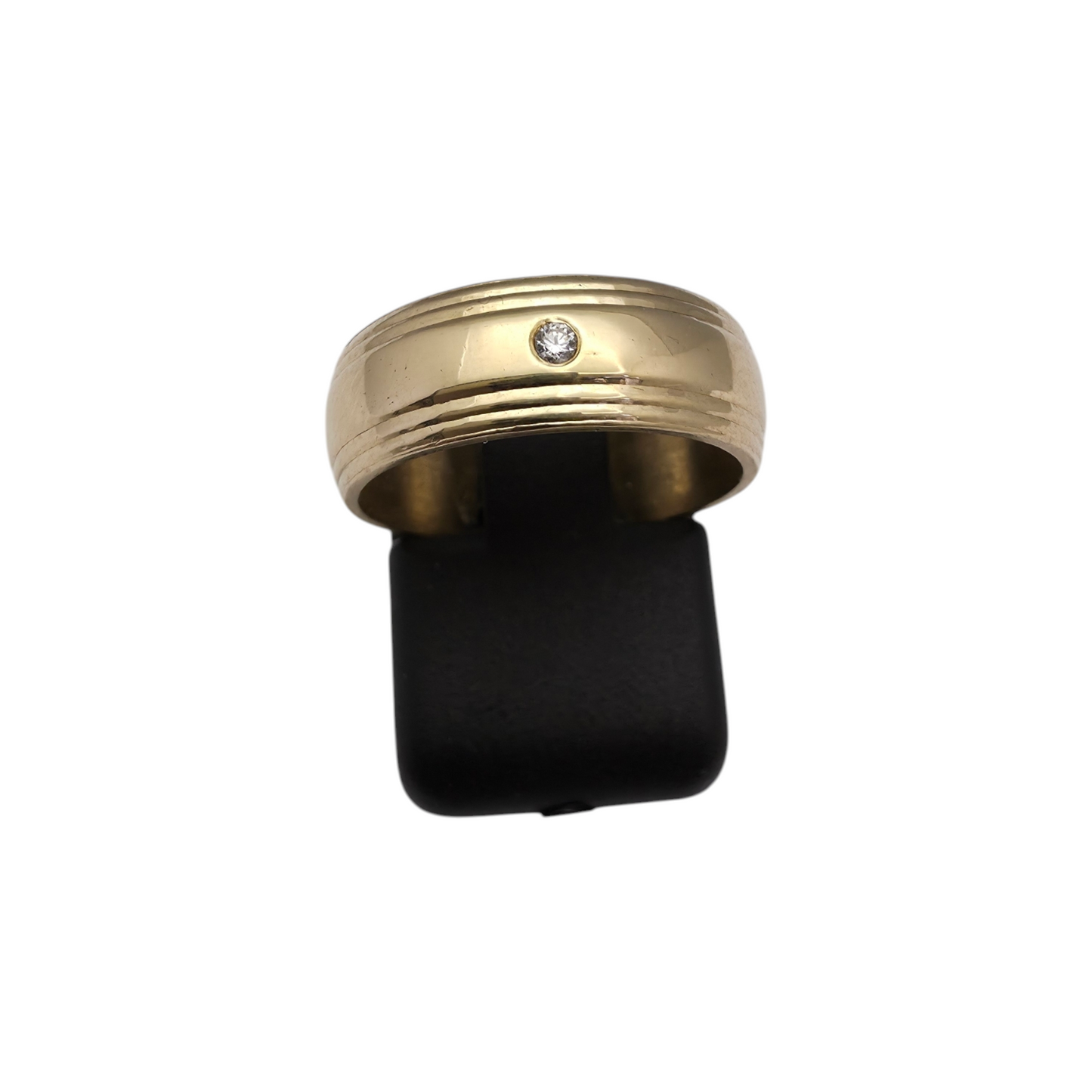 Diamantni prstan "ASTARE" 14K 585/1000; masa=5.89g