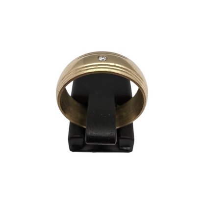 Diamantni prstan "ASTARE" 14K 585/1000; masa=5.89g