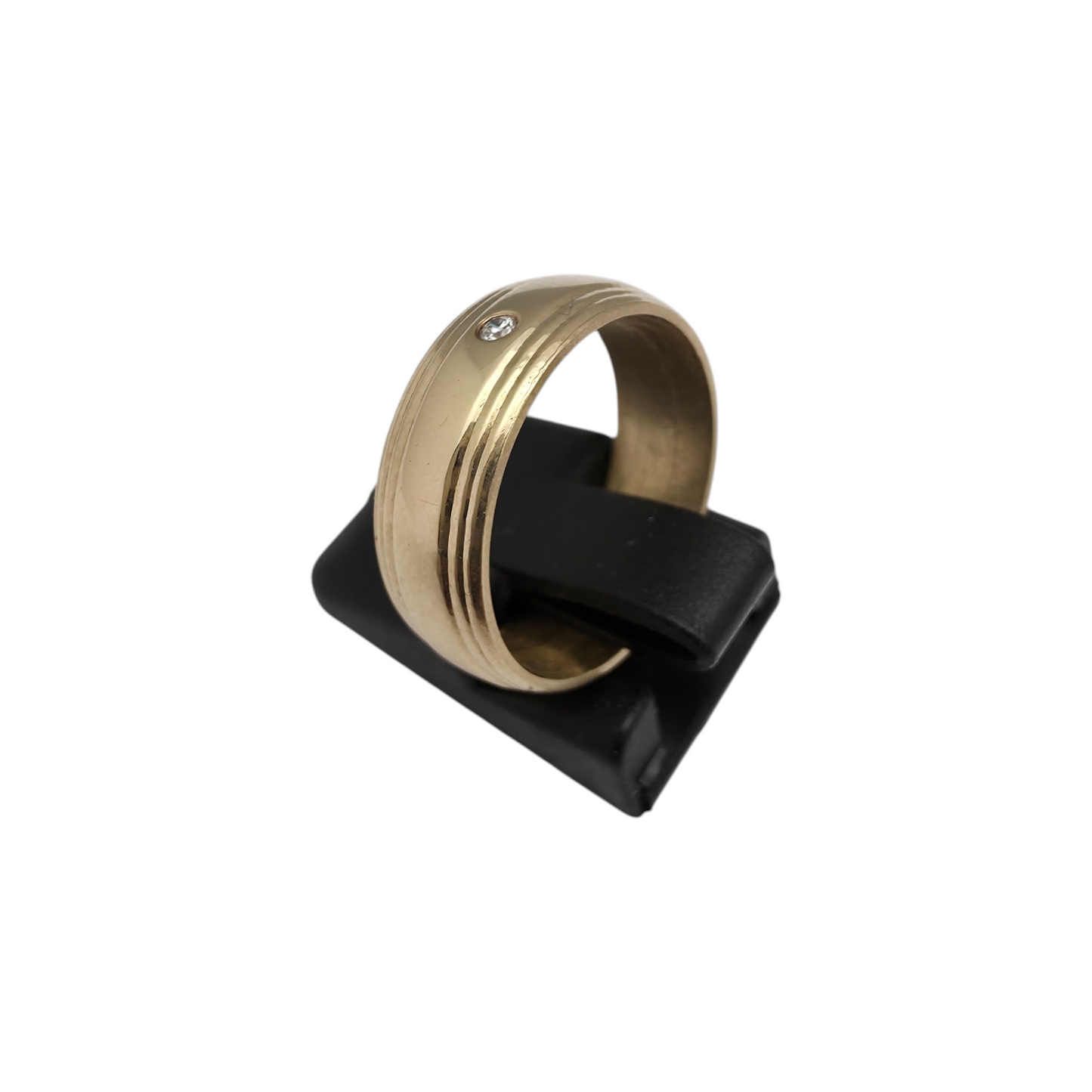 Diamantni prstan "ASTARE" 14K 585/1000; masa=5.89g