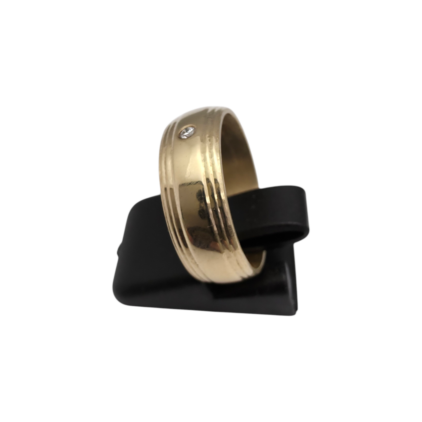 Diamantni prstan "ASTARE" 14K 585/1000; masa=5.89g