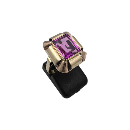 Zlati prstan "LILLI" 14K 585/1000; masa=3.39g