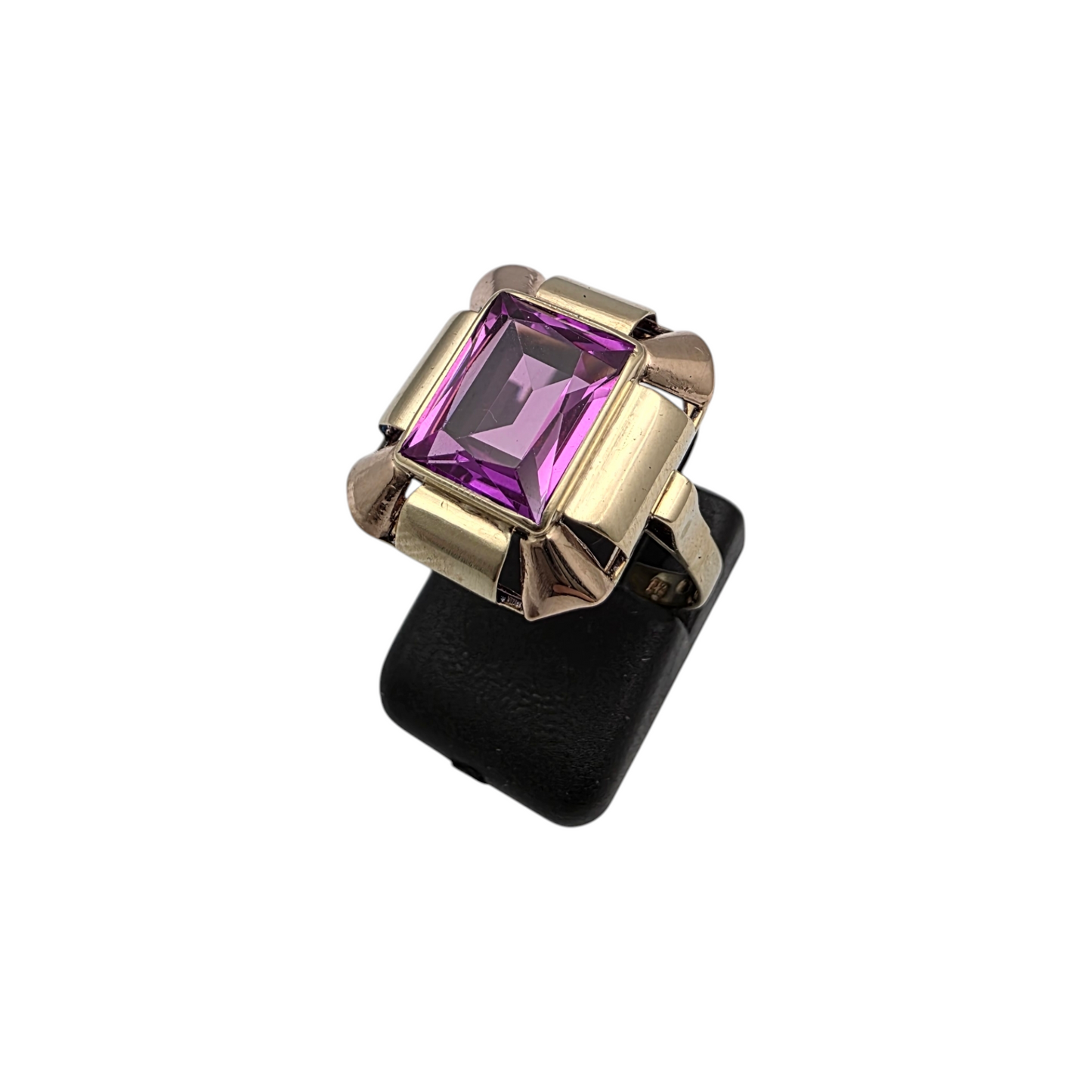 Zlati prstan "LILLI" 14K 585/1000; masa=3.39g