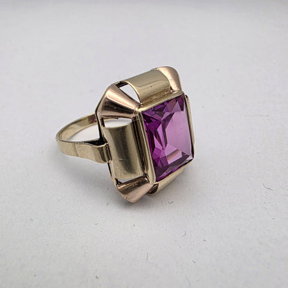 Zlati prstan "LILLI" 14K 585/1000; masa=3.39g