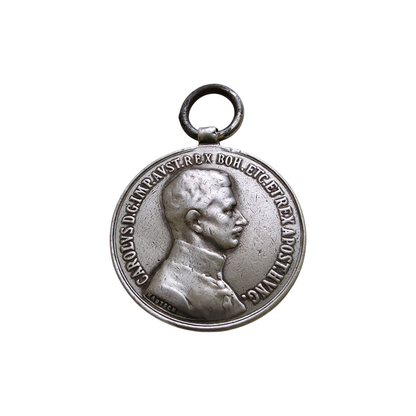 Medalja za hrabrost - srebro 999.9/1000; masa=17.99g