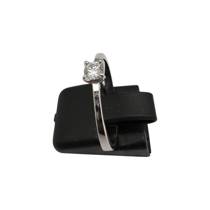 Diamantni prstan "STARLEE" 14K 585/1000+DIA+CERT; masa=1.91g