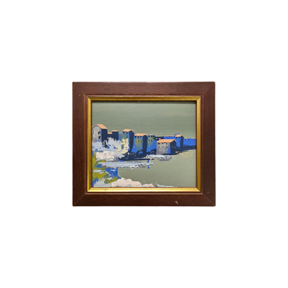 Neznani avtor; akril; "Piran"; 15 cm x 13 cm