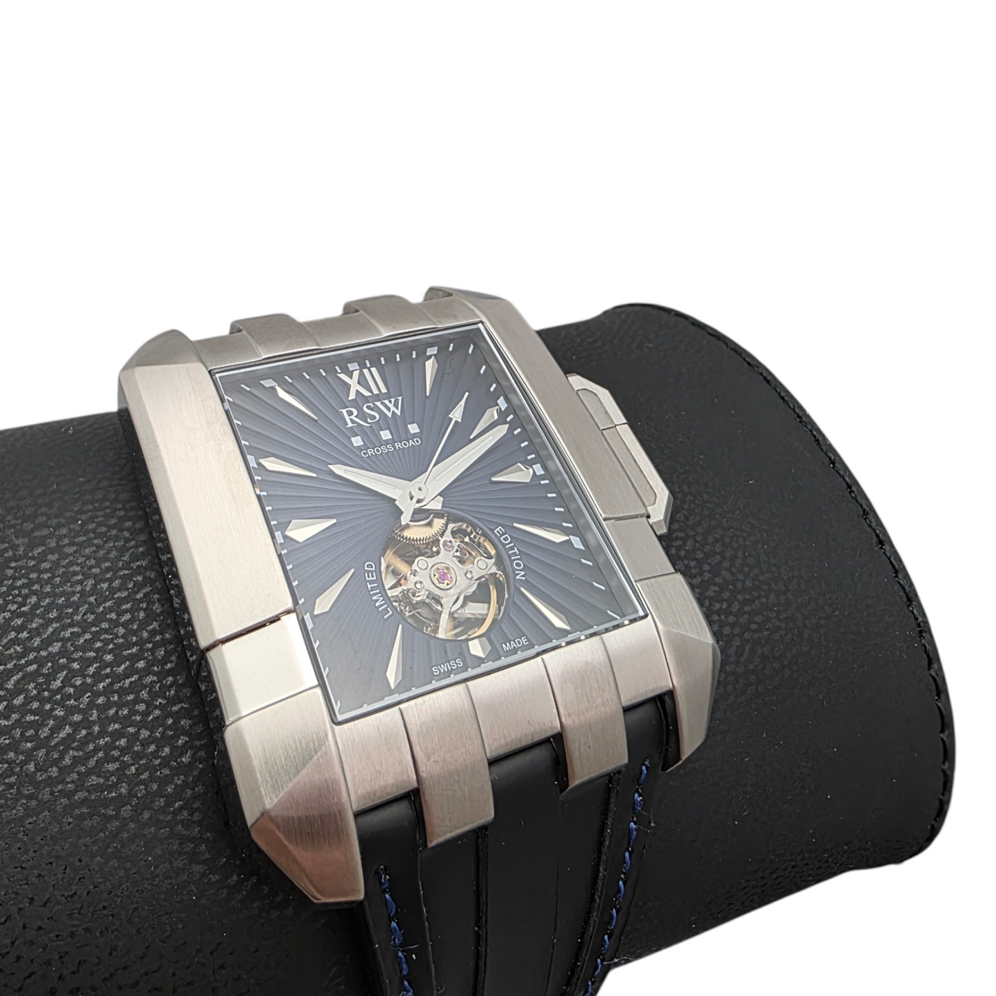 Ročna ura RSW Crossroad Open Heart Automatic 51 mm