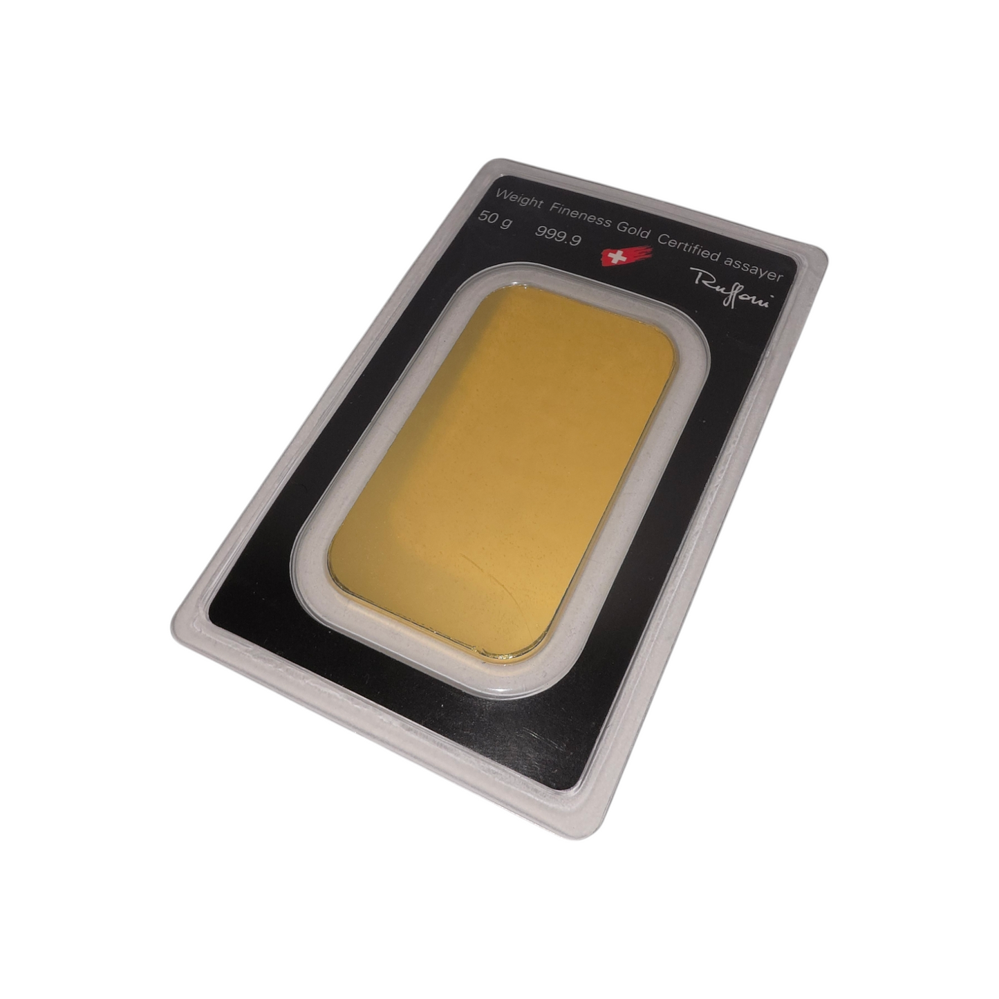 Naložbeno zlato Argor Heraeus 24K 999.9/1000; masa=50.00g