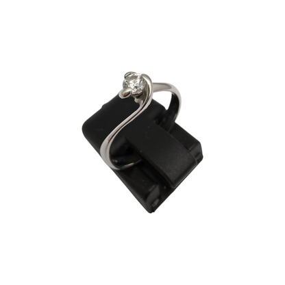 Diamantni prstan "AINO" 18K 750/1000+DIA; masa=1.97g