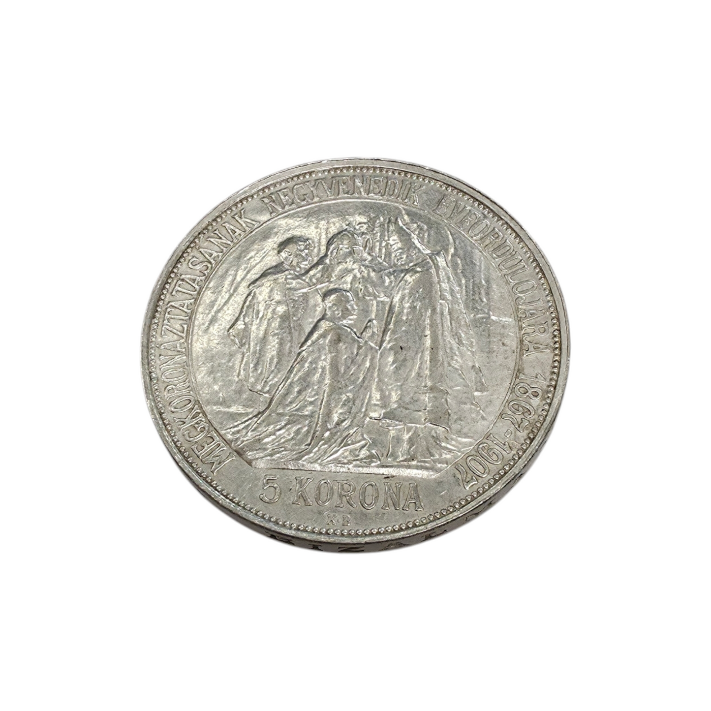 Srebrnik "5 KORONA" Ag 900/1000; masa=24.06g