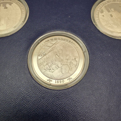 Zbirka srebrnikov "BISMARCK–GRÜNDER DES DEUTSCHEN REICHES" Ag 925/1000; masa=~200g