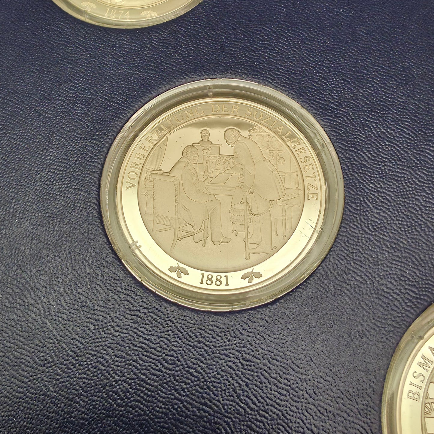 Zbirka srebrnikov "BISMARCK–GRÜNDER DES DEUTSCHEN REICHES" Ag 925/1000; masa=~200g