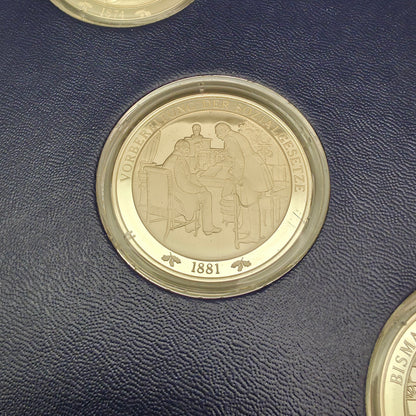 Zbirka srebrnikov "BISMARCK–GRÜNDER DES DEUTSCHEN REICHES" Ag 925/1000; masa=~200g
