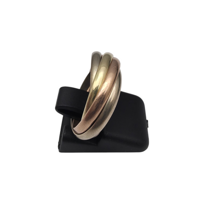 Zlati prstan "SATURN" 14K 585/1000; masa=6.27g