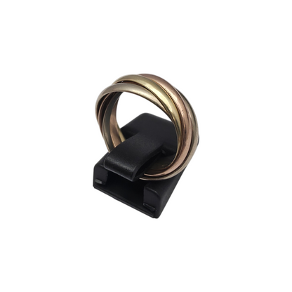 Zlati prstan "SATURN" 14K 585/1000; masa=6.27g