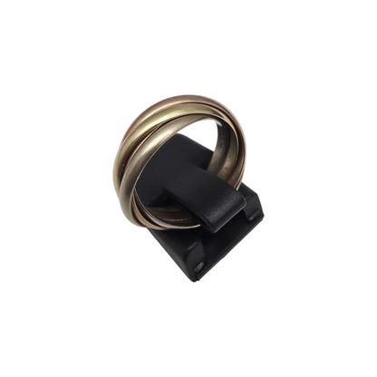 Zlati prstan "SATURN" 14K 585/1000; masa=6.27g