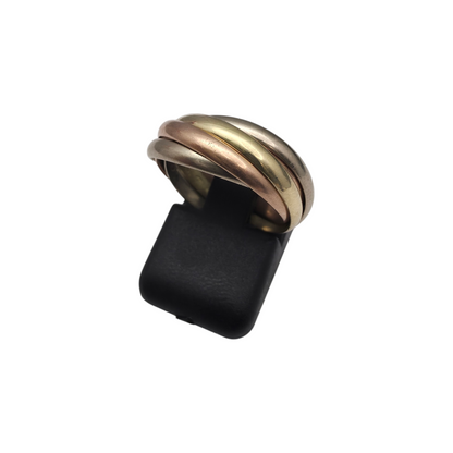 Zlati prstan "SATURN" 14K 585/1000; masa=6.27g