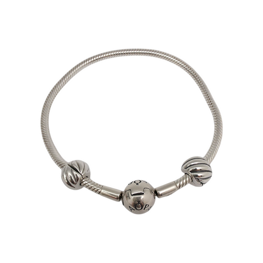 Srebrna zapestnica "POLOKUS" Ag 925/1000; masa=19.50g