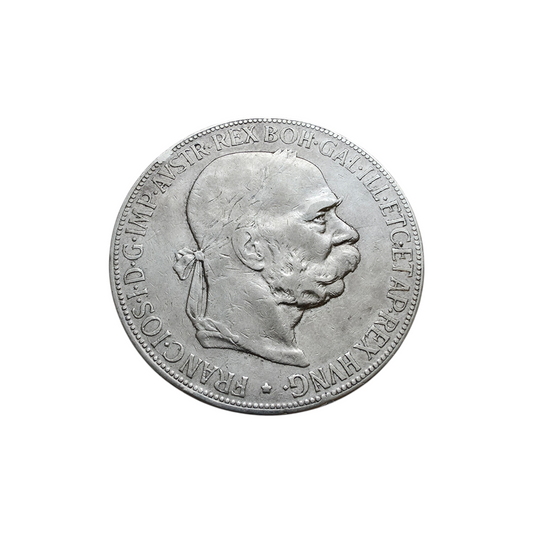 Srebrnik "5 CORONA 1907" Ag 900/1000; masa=23.83g