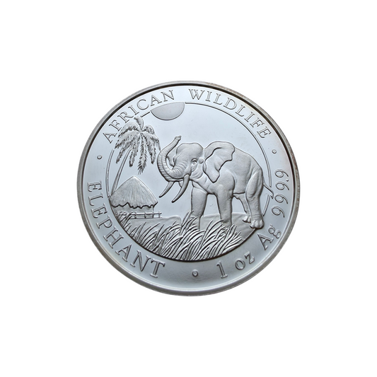 Srebrnik "100 SCHILLINGS SOMALI" Ag 999.9/1000; masa=31.20g