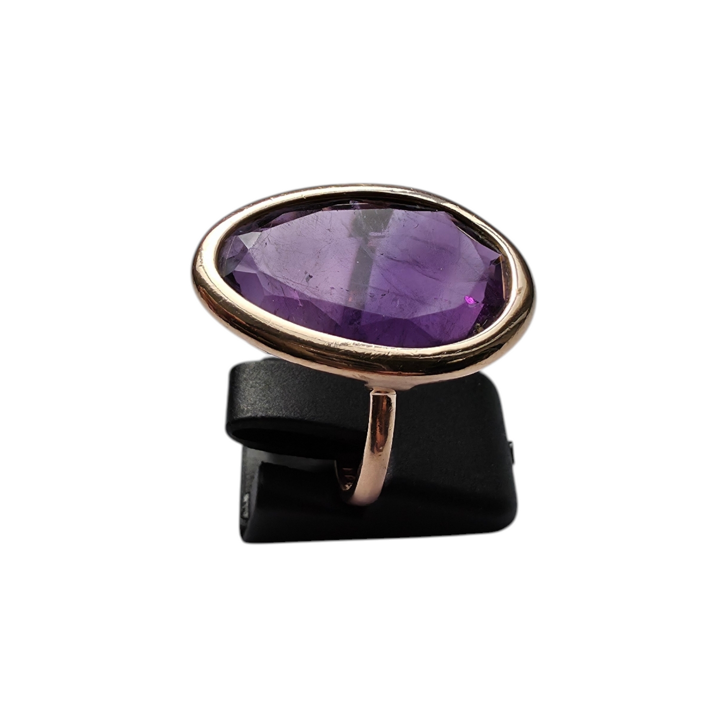 Zlati prstan "MAUVE" 14K 585/1000; masa=5.58g