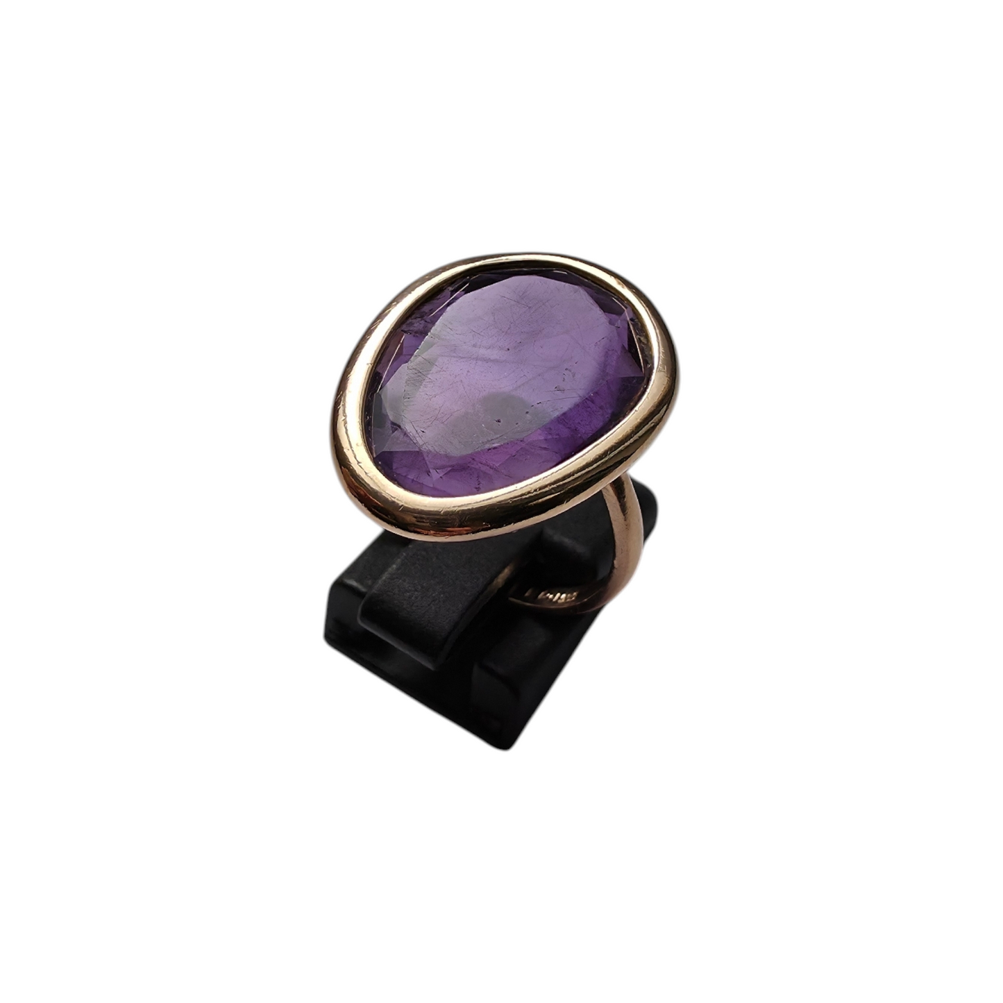 Zlati prstan "MAUVE" 14K 585/1000; masa=5.58g
