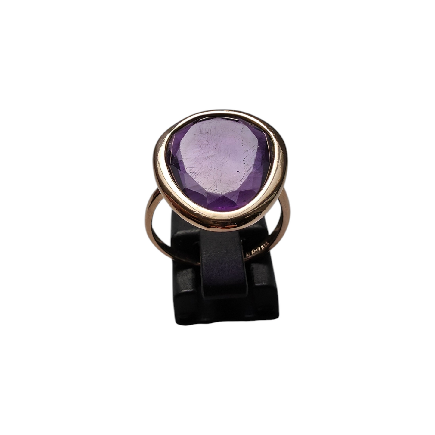 Zlati prstan "MAUVE" 14K 585/1000; masa=5.58g