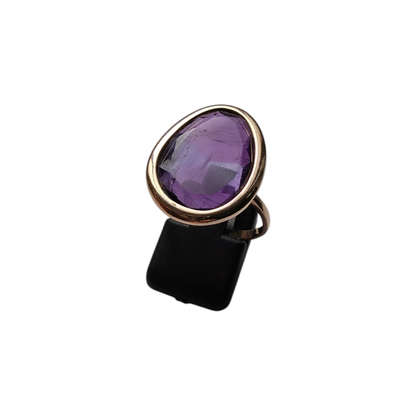 Zlati prstan "MAUVE" 14K 585/1000; masa=5.58g
