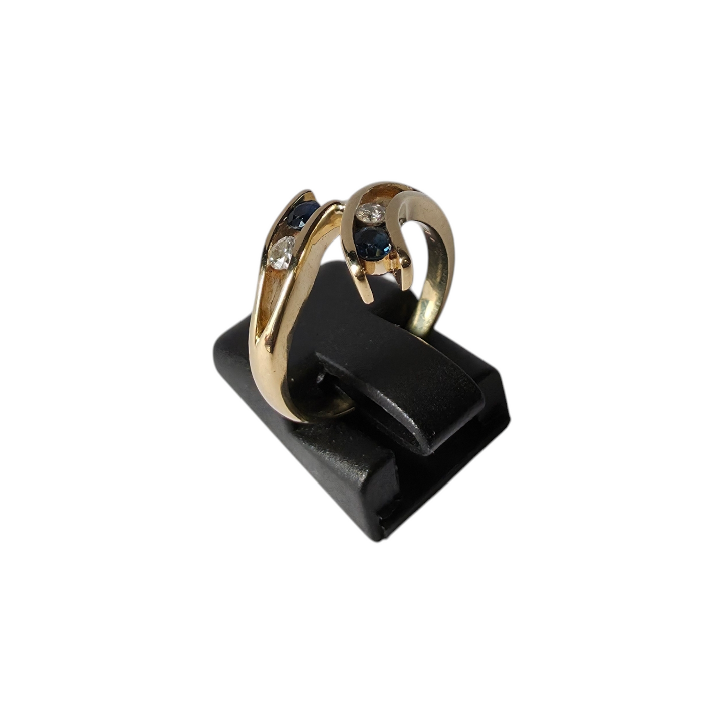 Diamantni prstan "NEPTUNE" 14K 585/1000+DIA; masa=3.31g