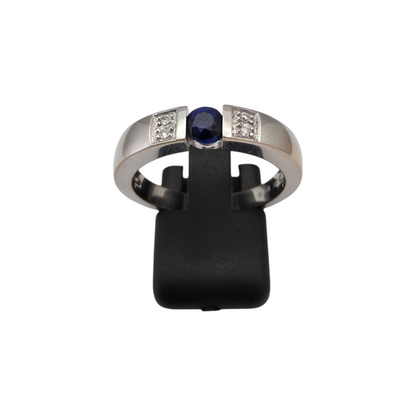 Set diamantnega nakita SAFIR 18K 750/1000 + Certifikati