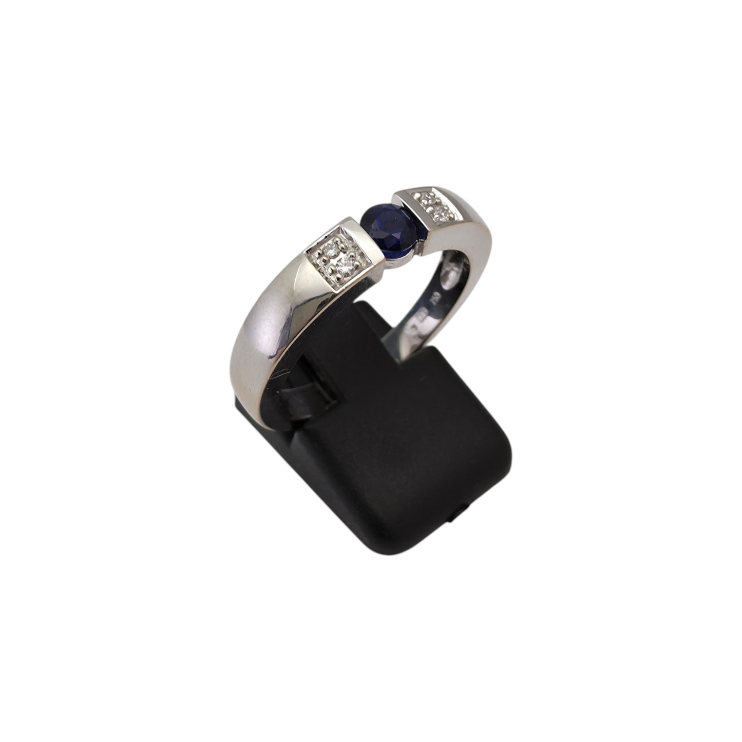 Set diamantnega nakita SAFIR 18K 750/1000 + Certifikati