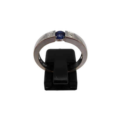 Set diamantnega nakita SAFIR 18K 750/1000 + Certifikati