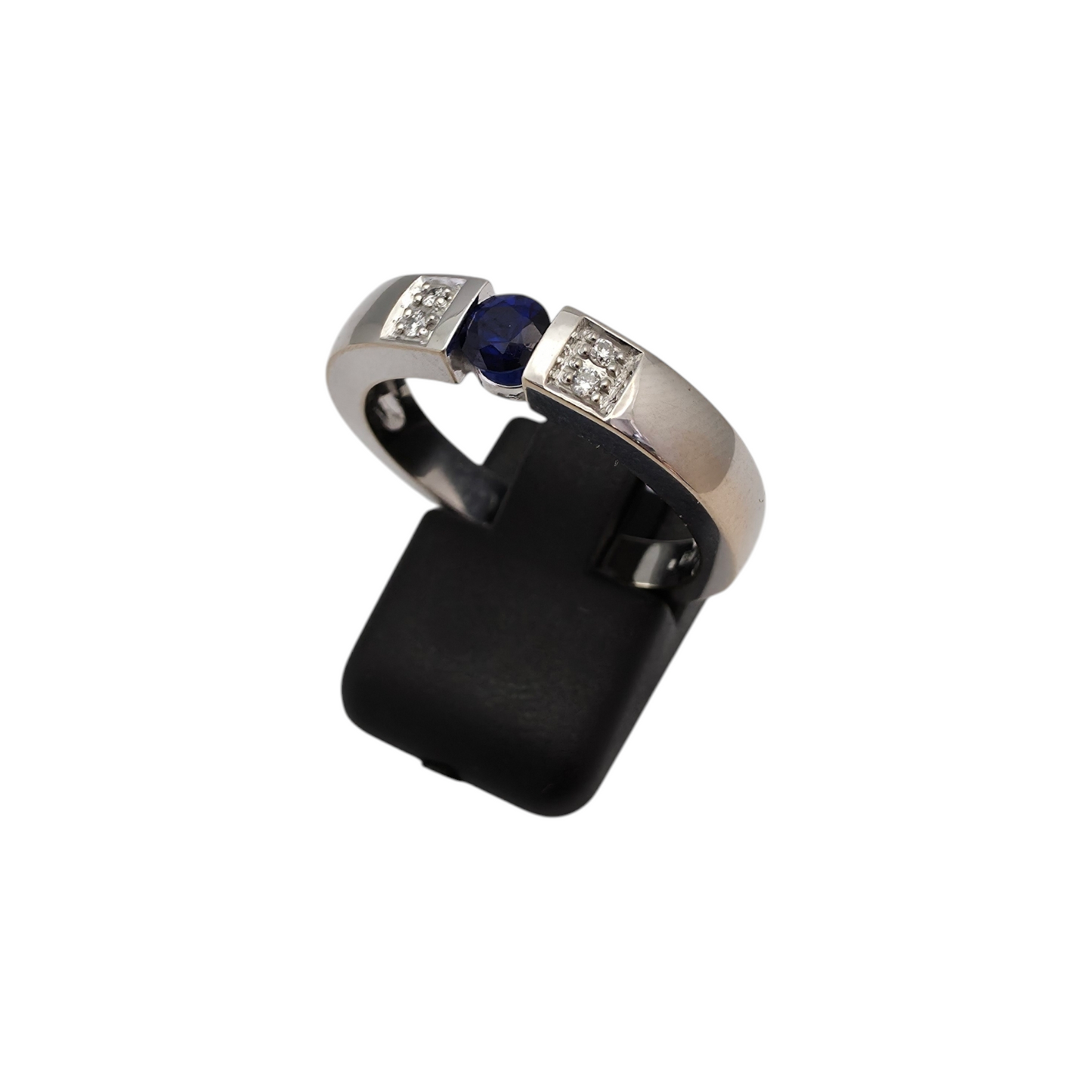 Set diamantnega nakita SAFIR 18K 750/1000 + Certifikati