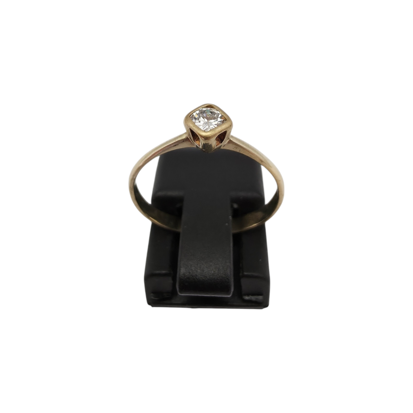 Diamantni prstan "MALTE" 14K 585/1000+DIA; masa=1.25g