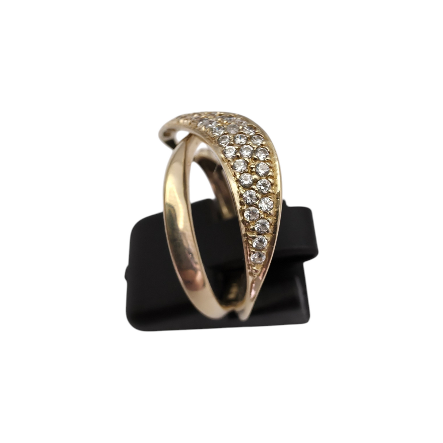 Zlati prstan "INFIN" 14K 585/1000; masa=3.55g