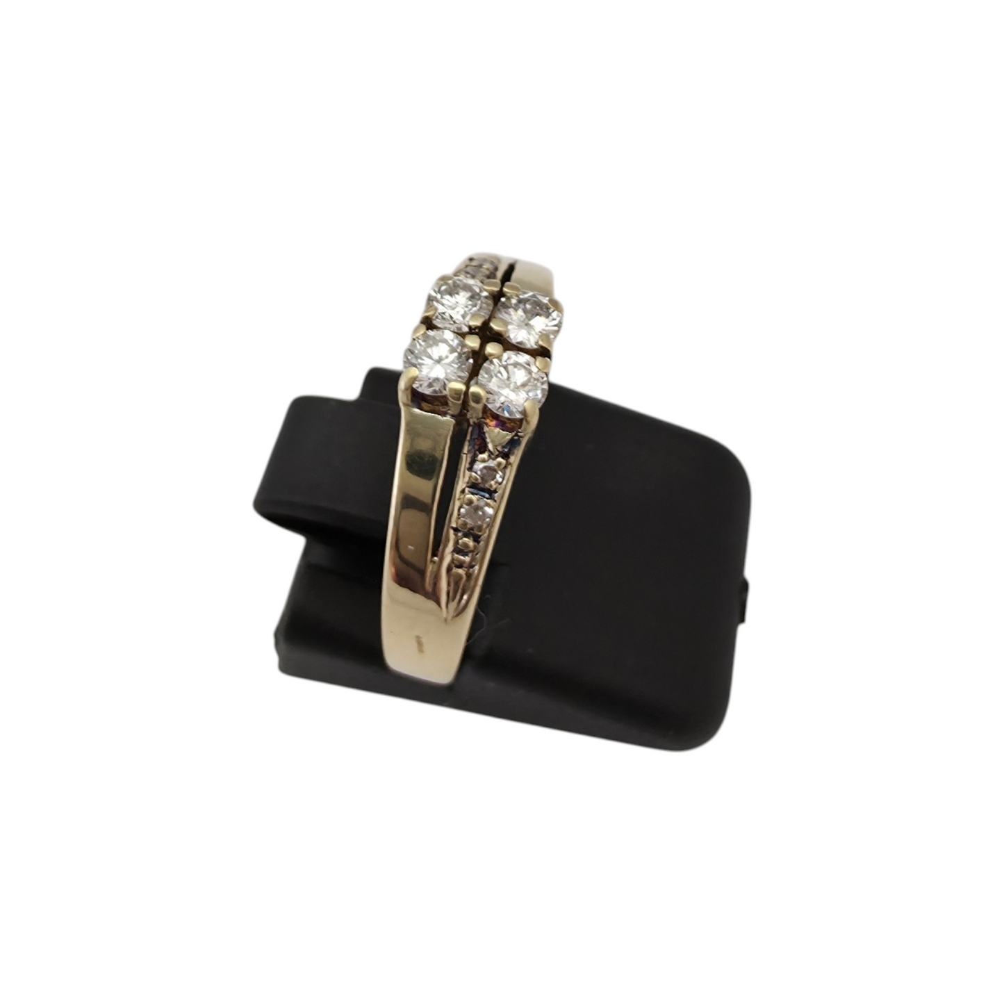 Diamantni prstan "YONA" 14K 585/1000+DIA; masa=2.82g