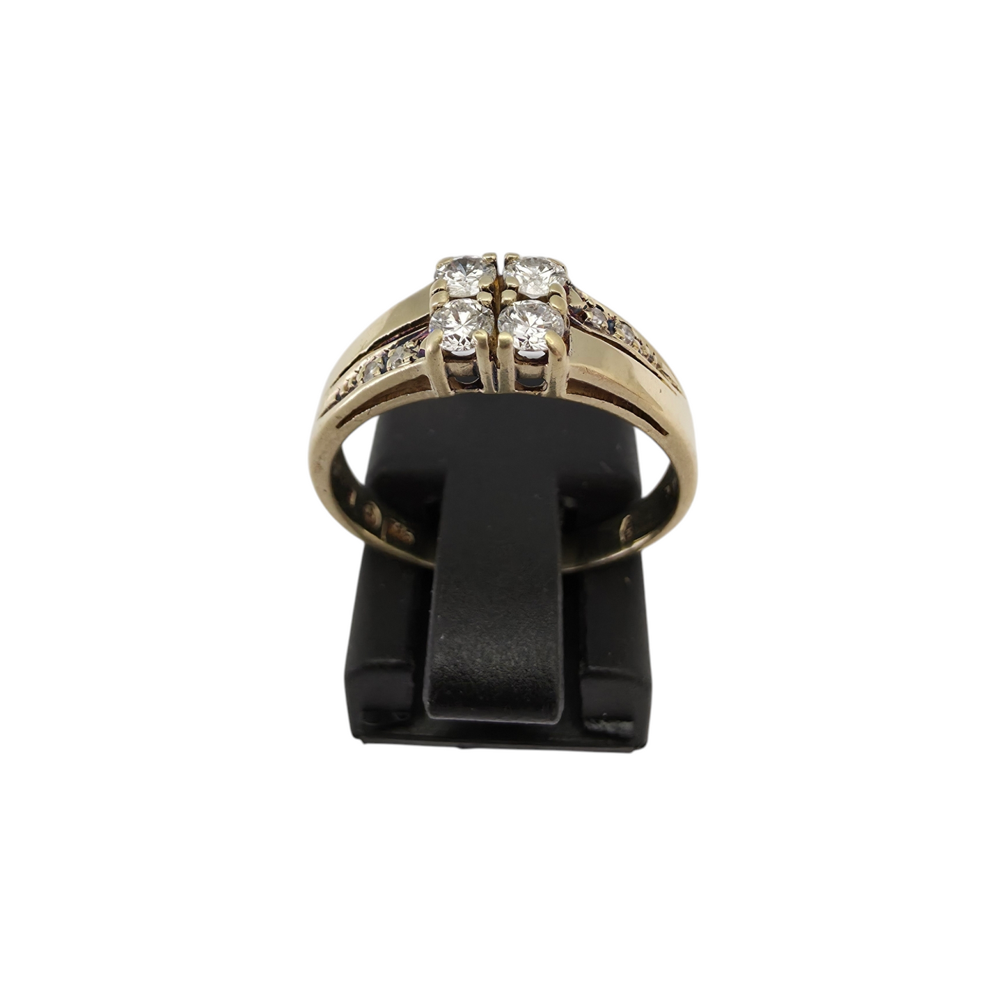 Diamantni prstan "YONA" 14K 585/1000+DIA; masa=2.82g