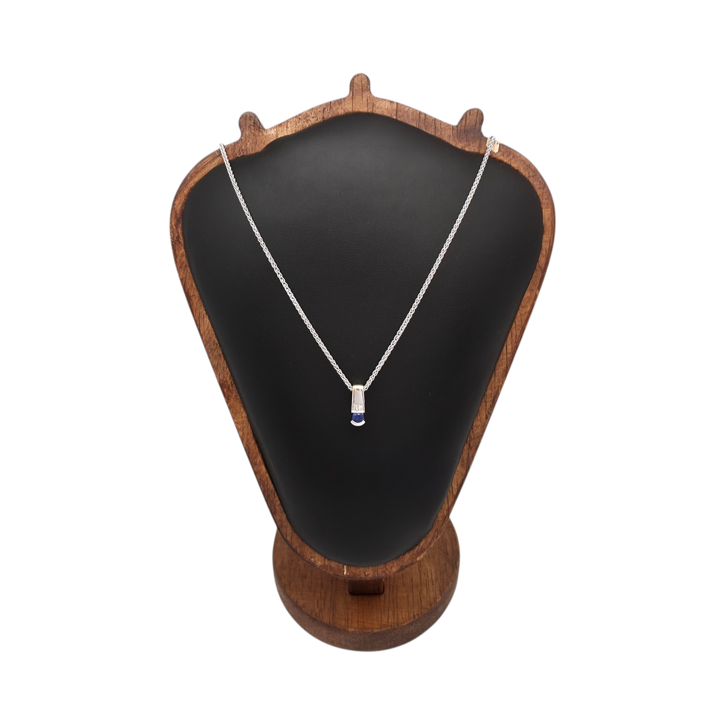 Set diamantnega nakita SAFIR 18K 750/1000 + Certifikati