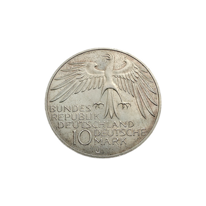 Srebrnik 10 Mark / OI München Ag 625/1000; masa=15.53g