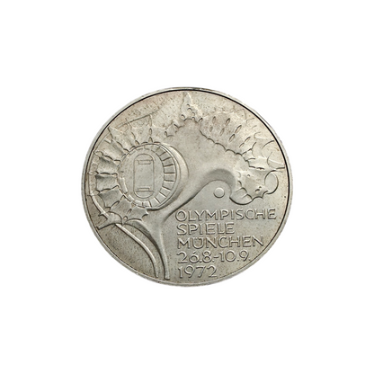 Srebrnik 10 Mark / OI München Ag 625/1000; masa=15.53g