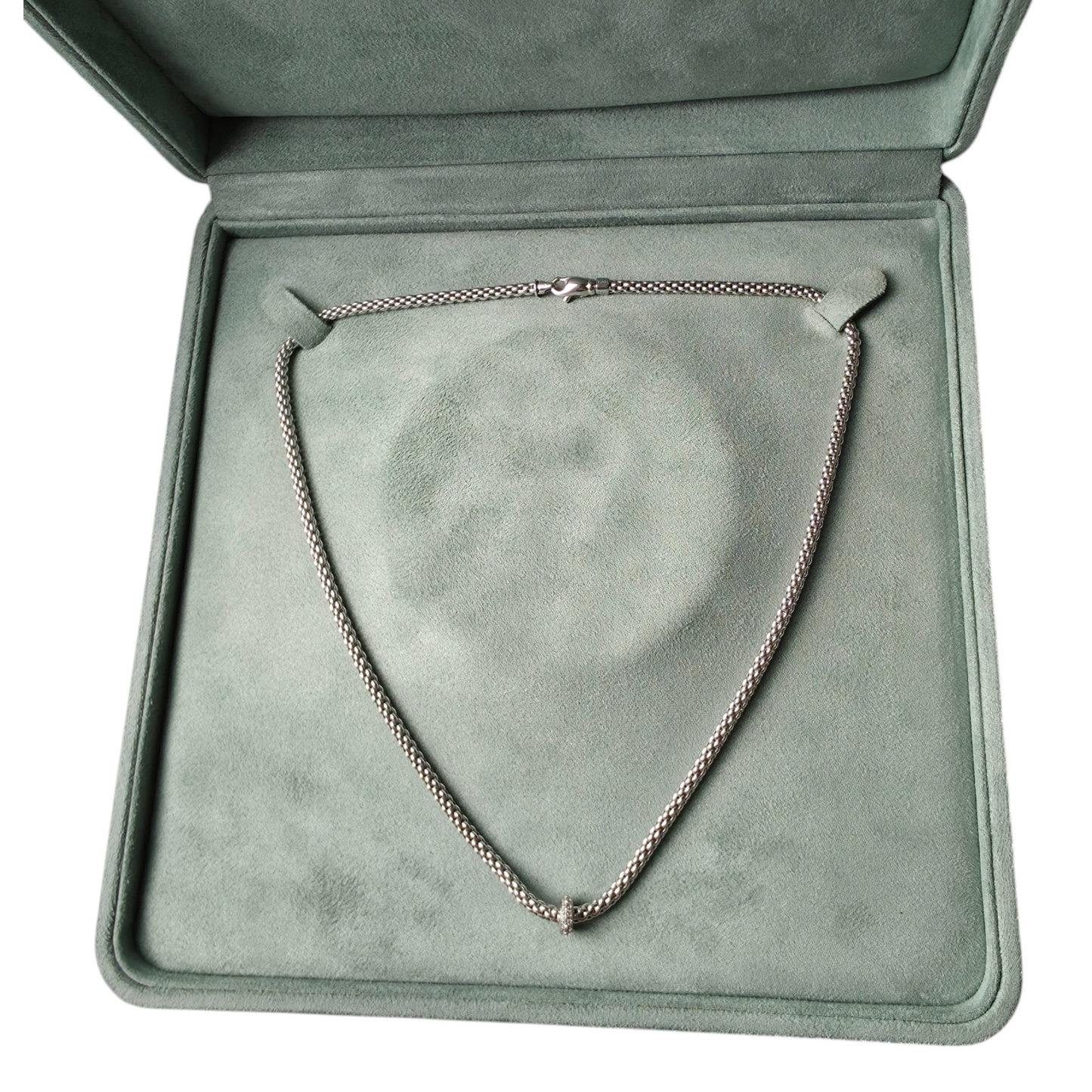 Zlata verižica "FOPE" 18K 750/1000+DIA; masa=16.13g